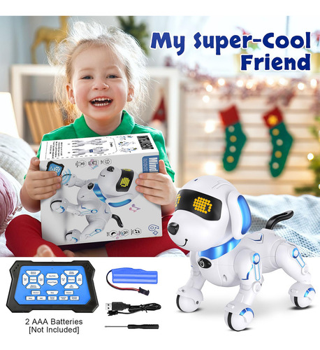 Robot Perro Interactivo Con Control Remoto Y 17 Funciones
