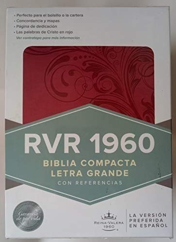 Biblia Rvr 1960 Biblia Compacta Letra Grande Rosada