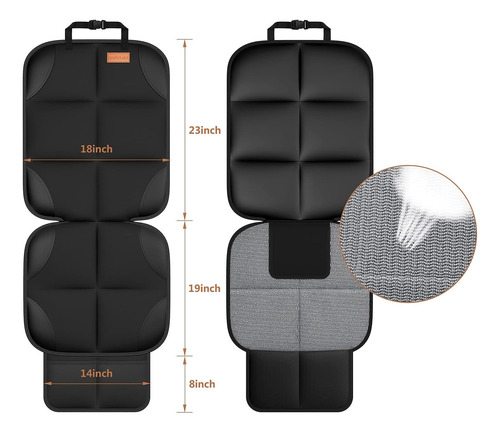 Protector De Asiento De Automóvil Grande Acolchado Antidesli Nombre Del Diseño Un Cojín De Asiento