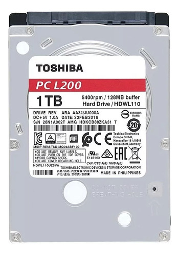 Disco Duro Externo 1 Tera Toshiba, Wd, Hgst, Sata 3 (Reacondicionado)