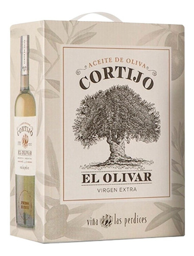 Imagen 1 de 2 de Aceite De Oliva Cortijo Viña Las Perdices Bag In Box 3lts  