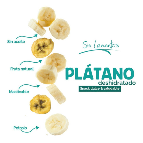 Imagen 3 de 5 de Plátano Deshidratado (caja 12 Piezas)