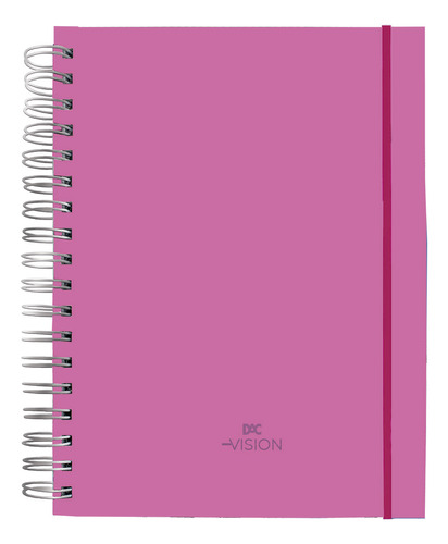 Caderno Smart Universitário Vision Rosa 80 Folhas Dac 3996