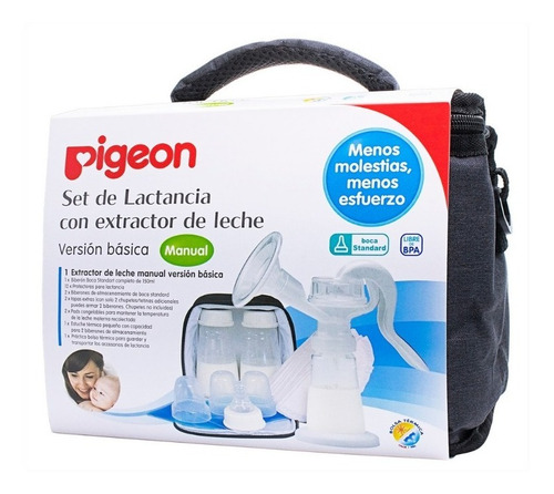 Set De Lactancia Con Extractor De Leche Pigeon