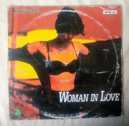 Sissy Taylor Woman In Love Maxi Vinilo Edición Italia 1991