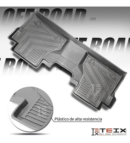 Imagen 7 de 8 de Tapetes Para Nissan Np300 Frontier 2021+ 3 Piezas Uso Rudo