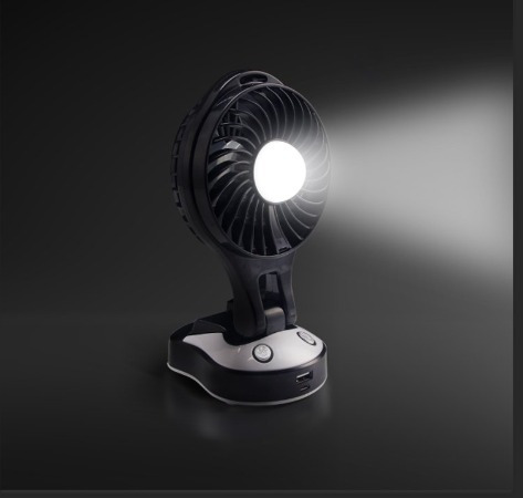 Ventilador Portátil Con Linterna Ventilación Yx-102b /jh.