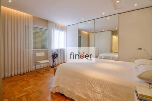 Alfred Na Alameda Fernão Cardim, 346. Apartamento Reformado À Venda, 179m², 3 Dormitórios, 1 Suíte E 2 Vagas. Jardim Paulista. 850m Do Dante Alighieri - Ap13239