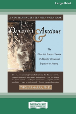 Libro Depressed & Anxious [standard Large Print 16 Pt Edi...