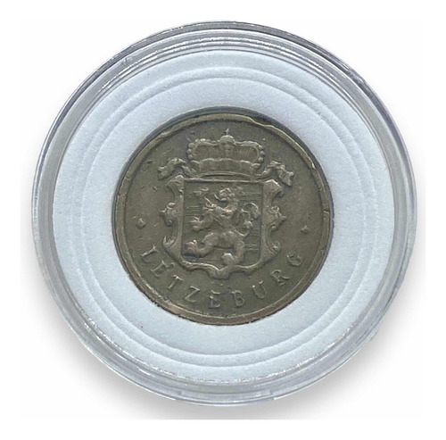 Rara Antigua Moneda País Europeo De Luxemburgo 25 Céntimos