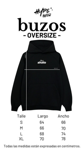 Buzo Oversize Making Unisex Hombre Mujer Shato Premium