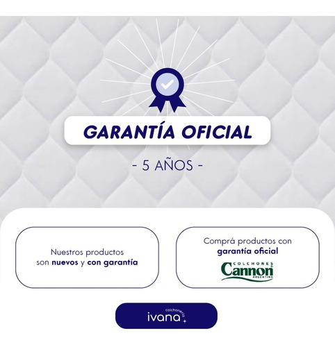 Imagen 9 de 10 de Sommier Y Colchon Cannon Sublime Pillow 140x190 + Almohadas