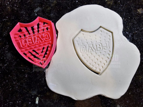 Cortantes Para Galletitas Escudo Boca !