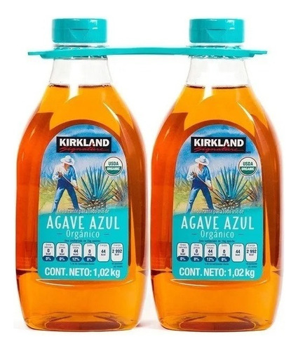 Kirkland Signature orgánico agave azul pack con 2 unidades