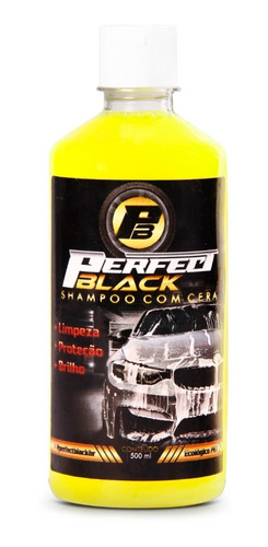 Shampoo Automotivo Com Cera Multiuso Perfect Black 500 Ml