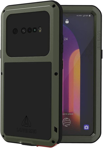 Love Mei LG V60 Thinq Case With Tempered Glass Screen Protec