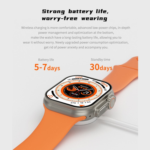 Smart Watch Reloj Hk8 Pro Max Ultra 2.16´ Ips Amoled Nfc Hd