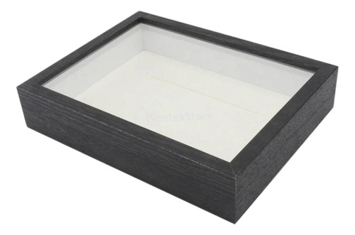 Marco De Caja De Sombra, Caja De Exhibición De Negro