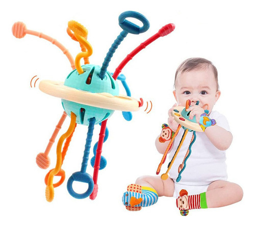 Montessori 3 In 1 Baby Sensory Toy With