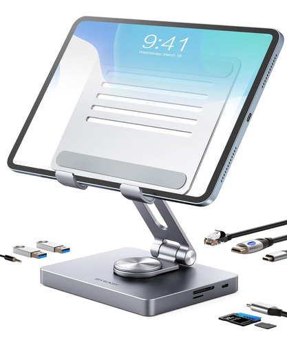 Docking Station Usb Tipo C 8 En 1 Para iPad Pro Macbook Pro