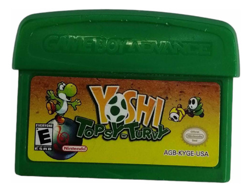 Yoshi Tupsy-turvy Nintendo Gameboy Advance Original (Reacondicionado)