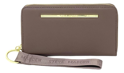 Billetera Zip Around Steve Madden Bzip-web Mushroom