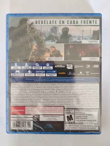 Imagen 3 de 5 de Call Of Duty Vanguard Ps4 Juego Fisico Sellado Sevengamer