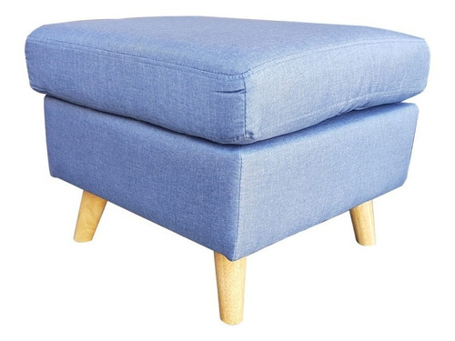 Sillon 3 Cuerpos Tela Chaise Sofa + Puff Movible Regalo LG