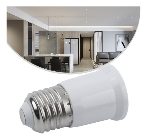 Base De Enchufe Extendida De Plástico E27 A E27 De 1 Pieza