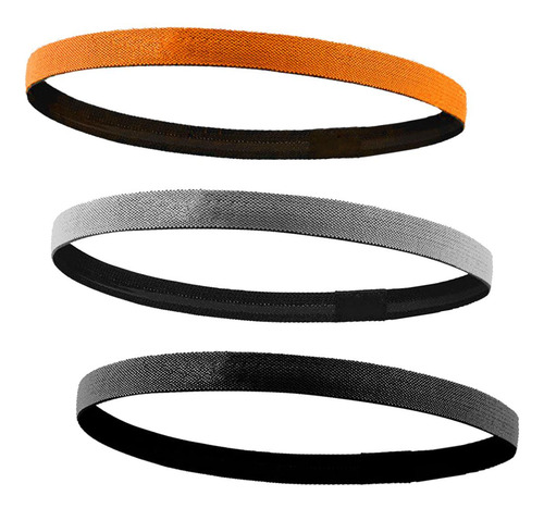 3 Diademas Deportivas Elásticas, Diademas Para El Pelo,
