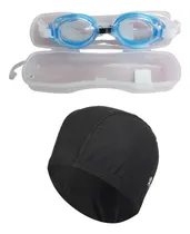 Comprar Kit Natacion Adulto Antiparras + Gorra De Natacion Poliester