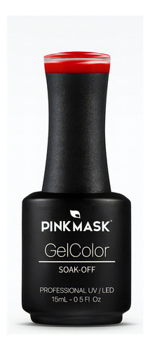 Gel Color Pink Mask 136 Volcano Color Rojo