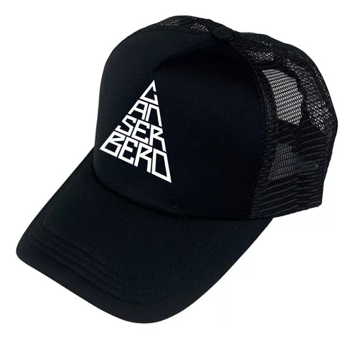 Canserbero -gorra Trucker Negra -logo Triangulo Hip Hop