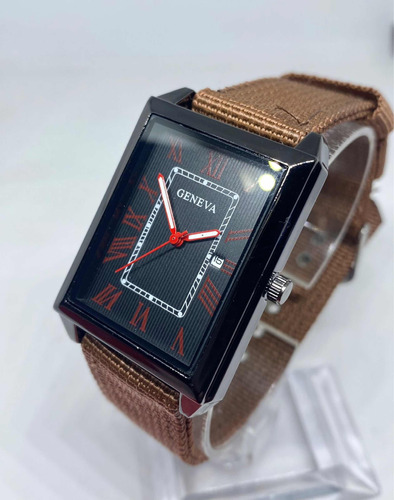 Reloj Analógo De Cuarzo, Nuevø. Correa Nylon