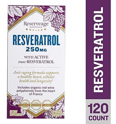 Reserva  Resveratrol 250mg Fórmula Celular