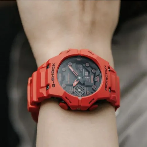 G Shock Ga B001 1adr Original Bluetooth Rojo Carbono