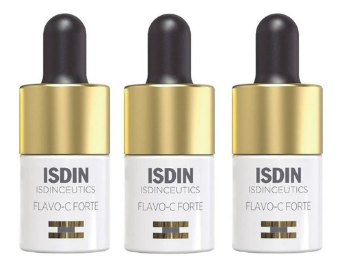 Serum Isdin Isdinceutics Flavo C Forte Antiedad 3u X 5,3 Ml