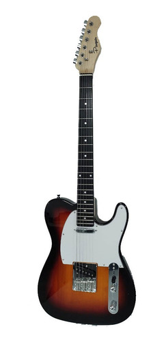 Guitarra Electrica Parquer Telecaster Sunburst Funda Color Naranja