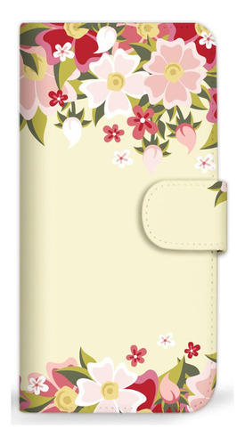 Mita Aqous Wish2 Sh-51c Estuche Tipo Cuaderno Primavera Flor