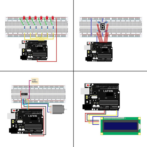 Uno Lafvin Último Kit De Iniciación Para Uno R3 De Arduino