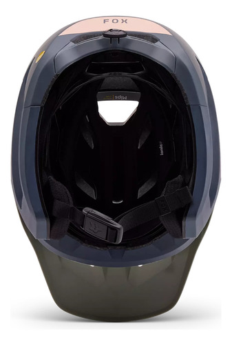 Casco Fox Dropframe Le Zebra Enduro Trail Bicicleta All Mountain Color Grafito Talla S 51-55cm