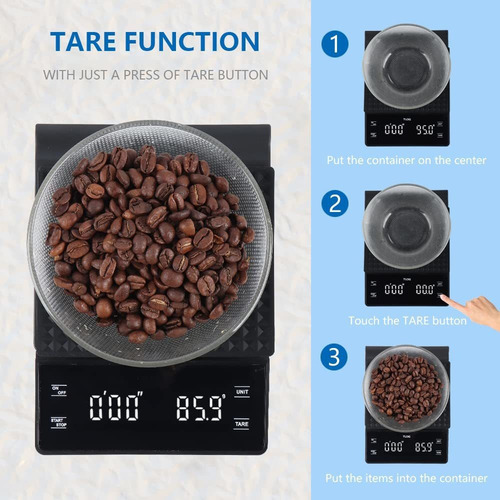 Báscula De Café Temporizador Barista A