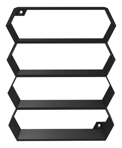 X3u - Repisa Panal 4/5 Autos 1:43 Para Pared Gris
