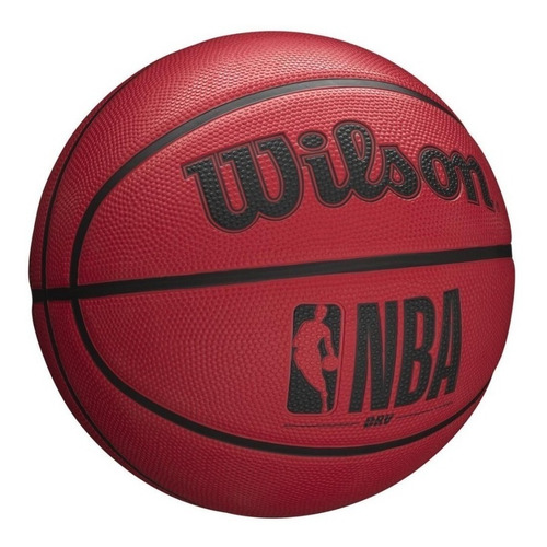 Imagen 3 de 5 de Balón Basquetbol Nba Wilson Drv Outdoor Tamaño 7 Rojo