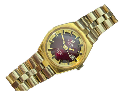 Reloj Mujer Elegant Tissot Automátic D Lujo Vintage Chapado (Reacondicionado)