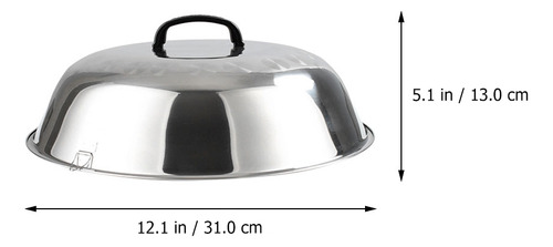 Sartén Con Tapa De Acero Inoxidable Griddles