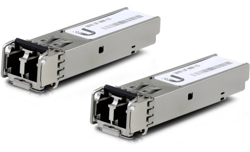 Módulo De Fibra Ubiquiti Multimodo Sfp 1g Pack De 2 Unidades