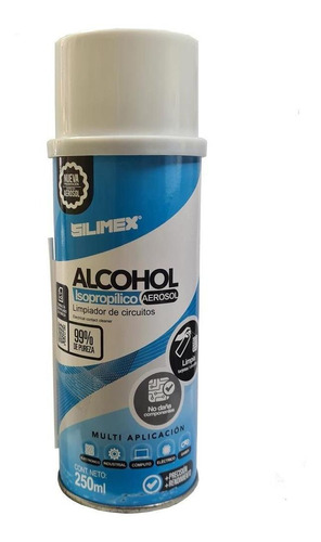 Alcohol Isopropilico 250ml, En Aerosol Silimex Isopro