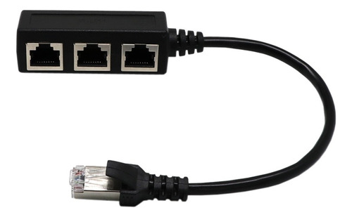 Rj45 1-a-3 Divisores 3 Puerto Hembra Extensión Lan