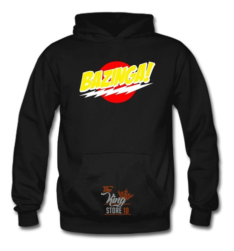 Poleron Con Canguro, Serie, The Big Bang Theory, Bazinga, Ciencia, Fisica, Tallas Xxl, Xxxl / The King Store 10